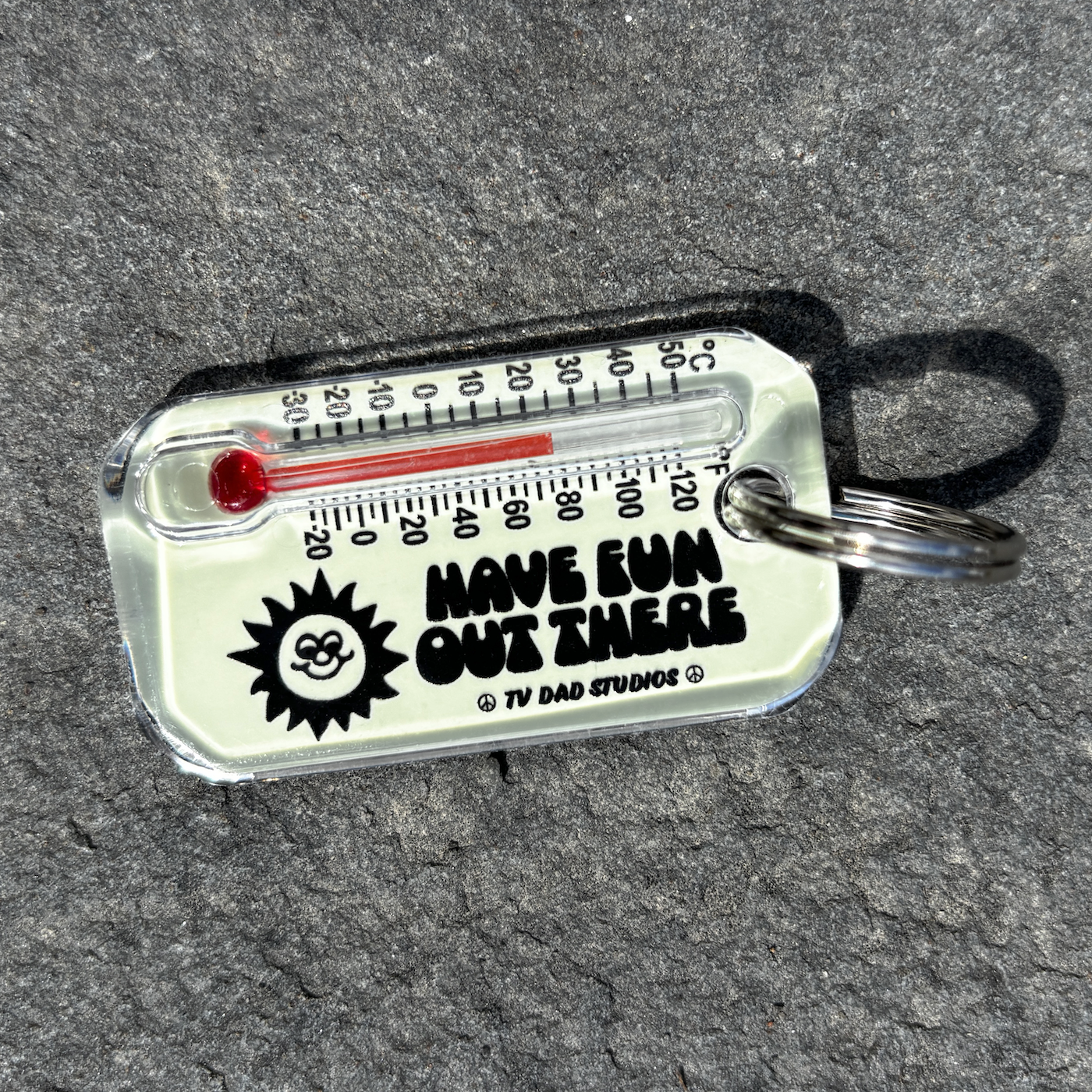 Creek Angler's Device / ZIP-O-GAGE キーホルダ Sun Company Zip-o-gage - Zipper Pull Keychain Thermometer for Hiking