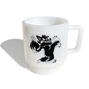 Japanese Milk Glass Mug