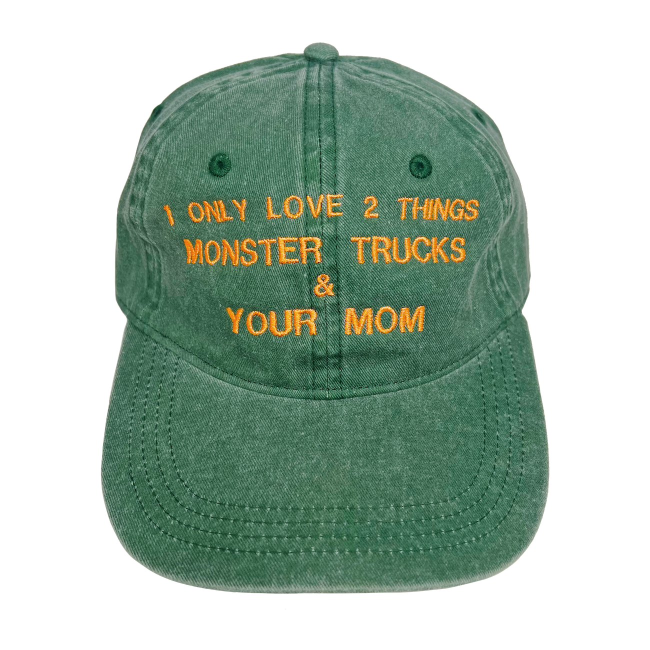 Only 2 Things Cap - Neon Orange/Green