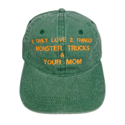 Only 2 Things Cap - Neon Orange/Green