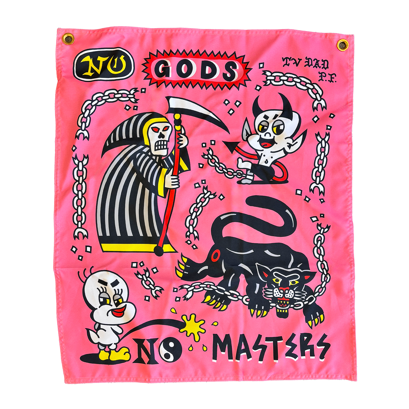 No Masters Wall Flag (IMPERFECT)