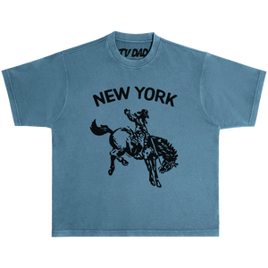 Rodeo Tee - Blue Steel