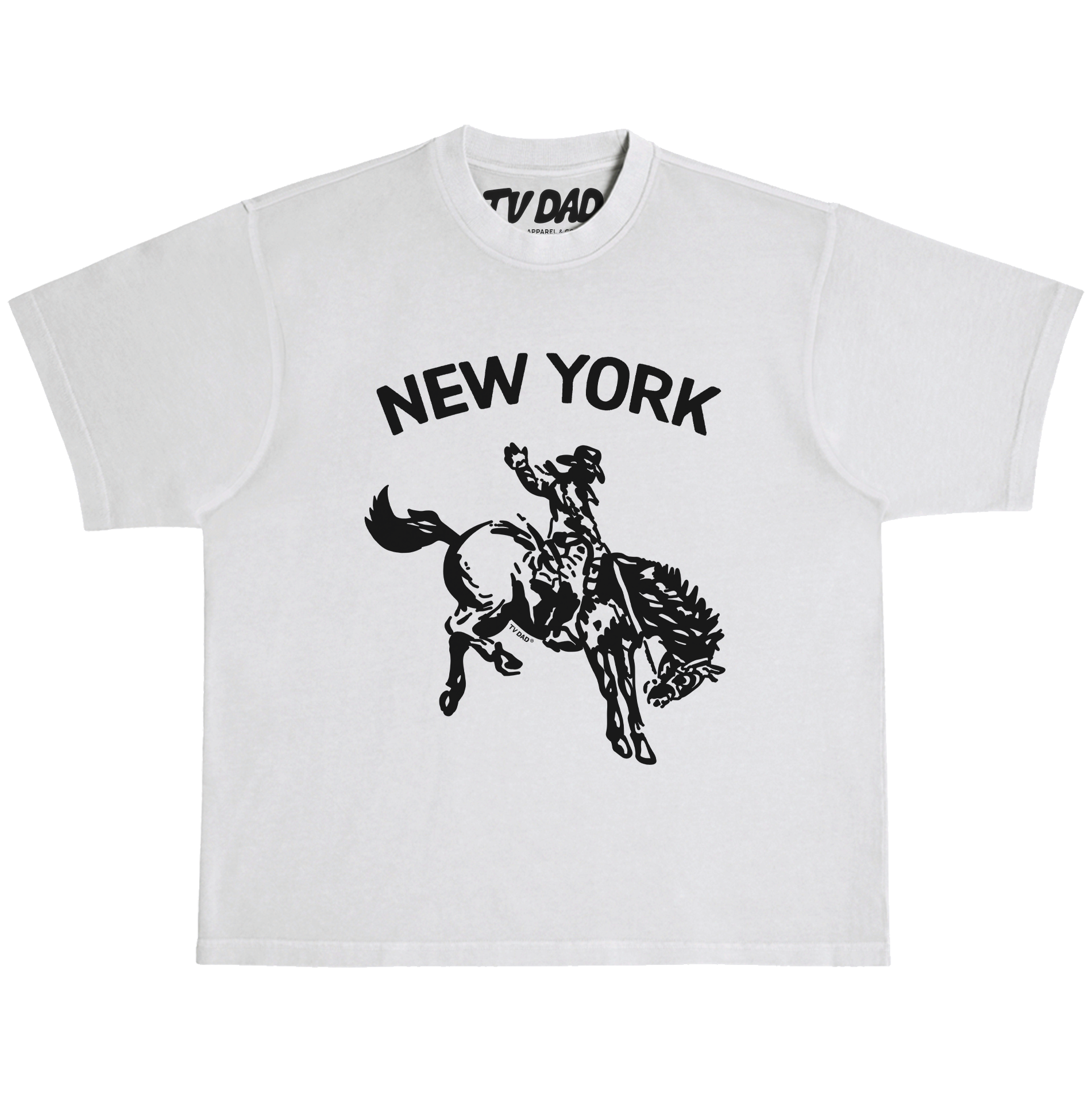 Rodeo Tee - Bleached Grey