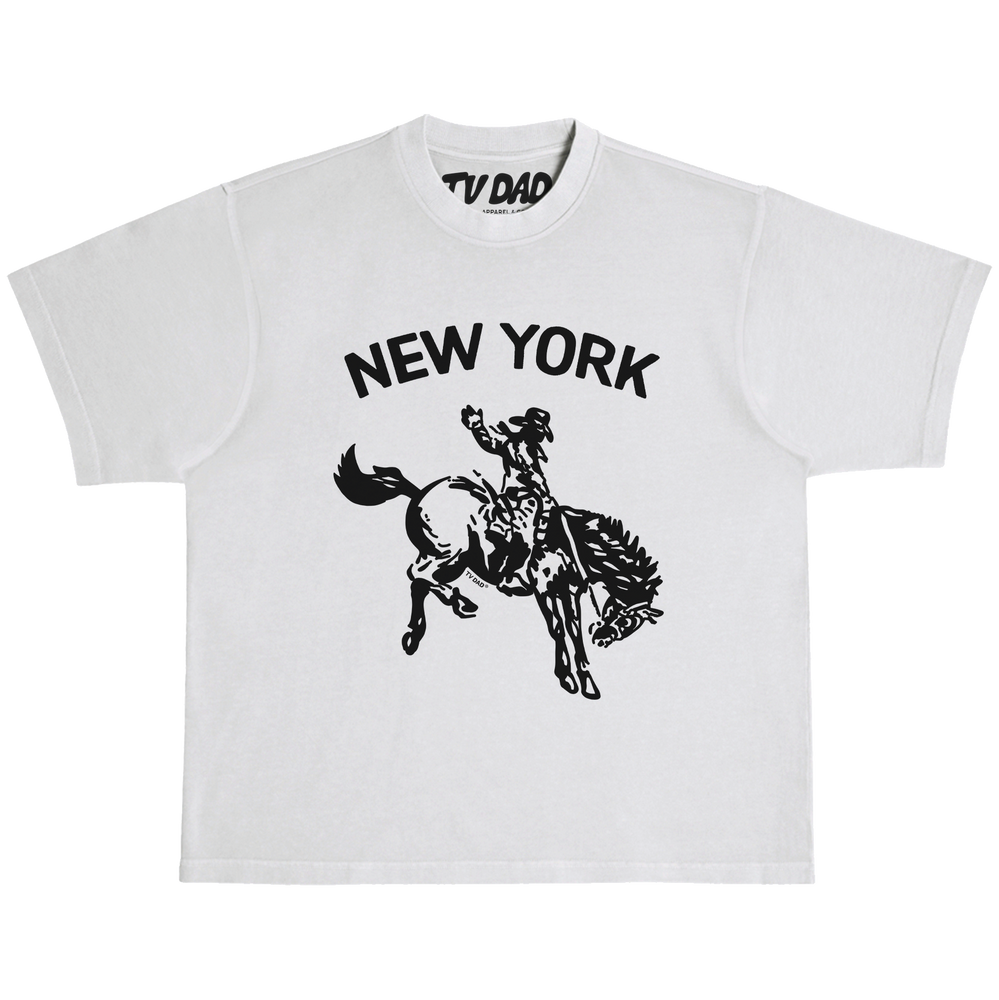 Rodeo Tee - Bleached Grey