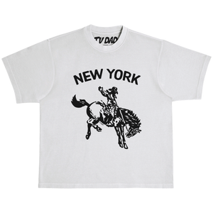 Rodeo Tee - Bleached Grey