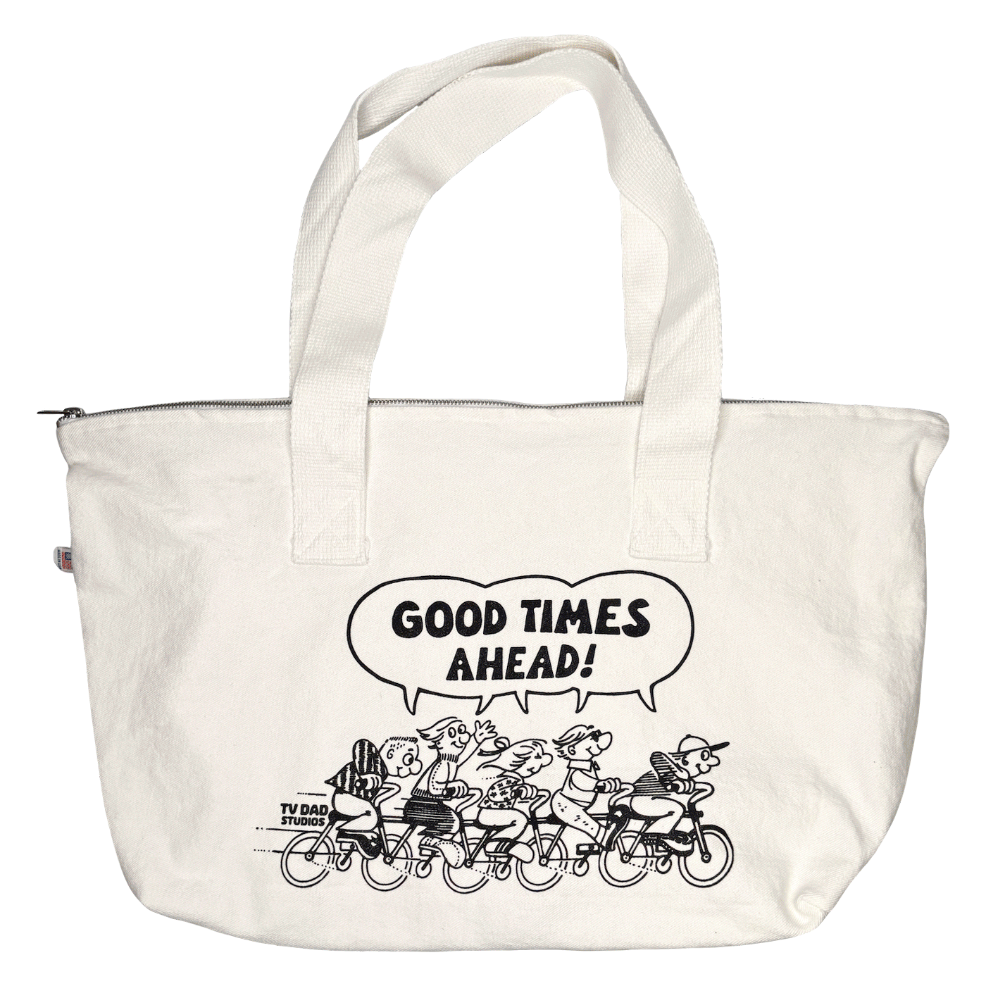 Good Times Zipper Tote Bag