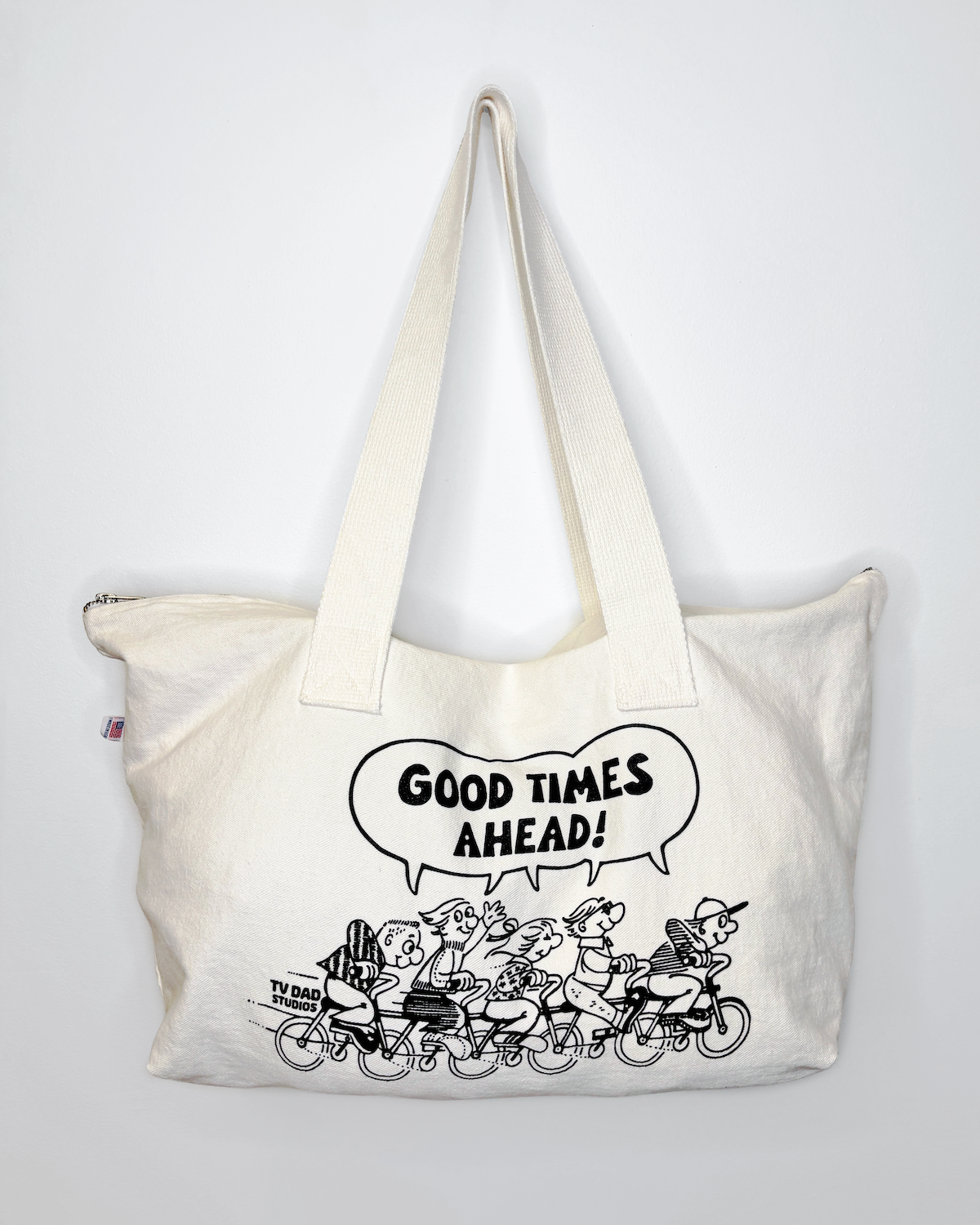 Good Times Zipper Tote Bag