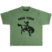 Rodeo Tee - Greasy Green