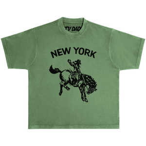 Rodeo Tee - Greasy Green