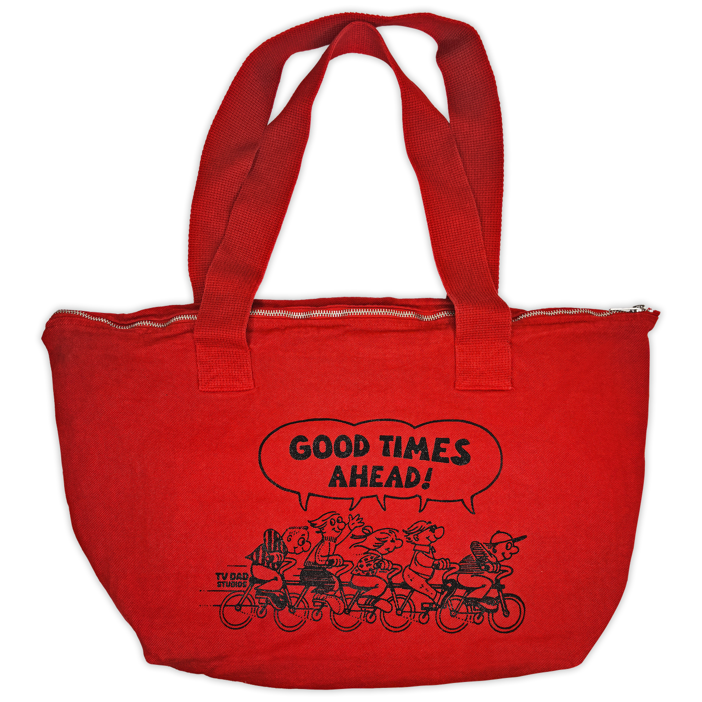 Good Times Zipper Tote Bag