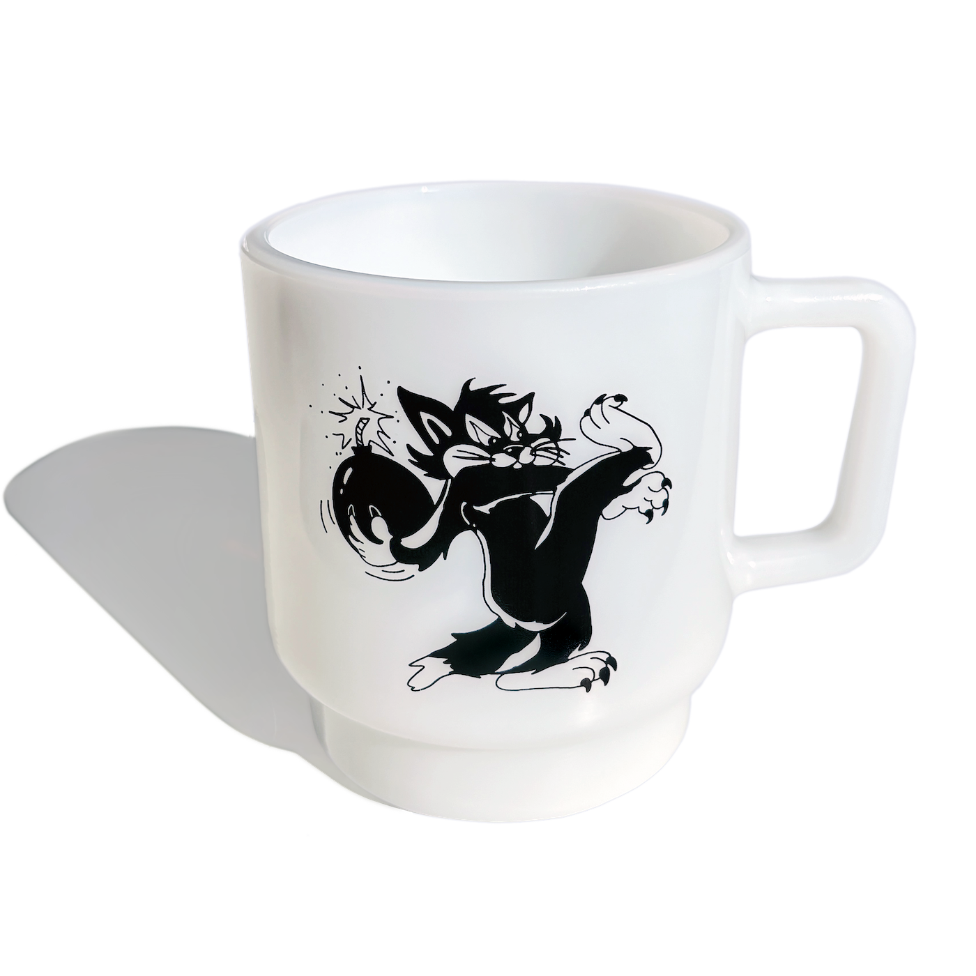 Japanese Milk Glass Mug