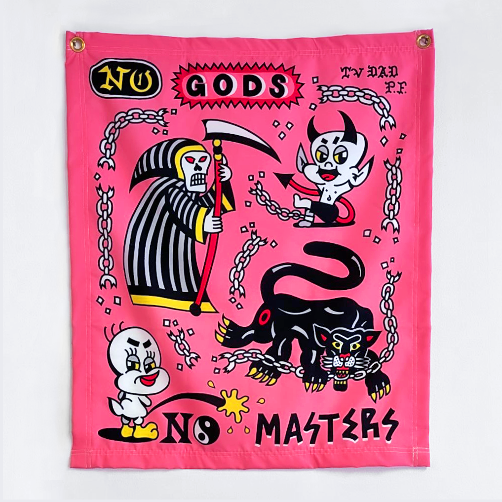 No Master Program No Masters Wall Flag – TV DAD