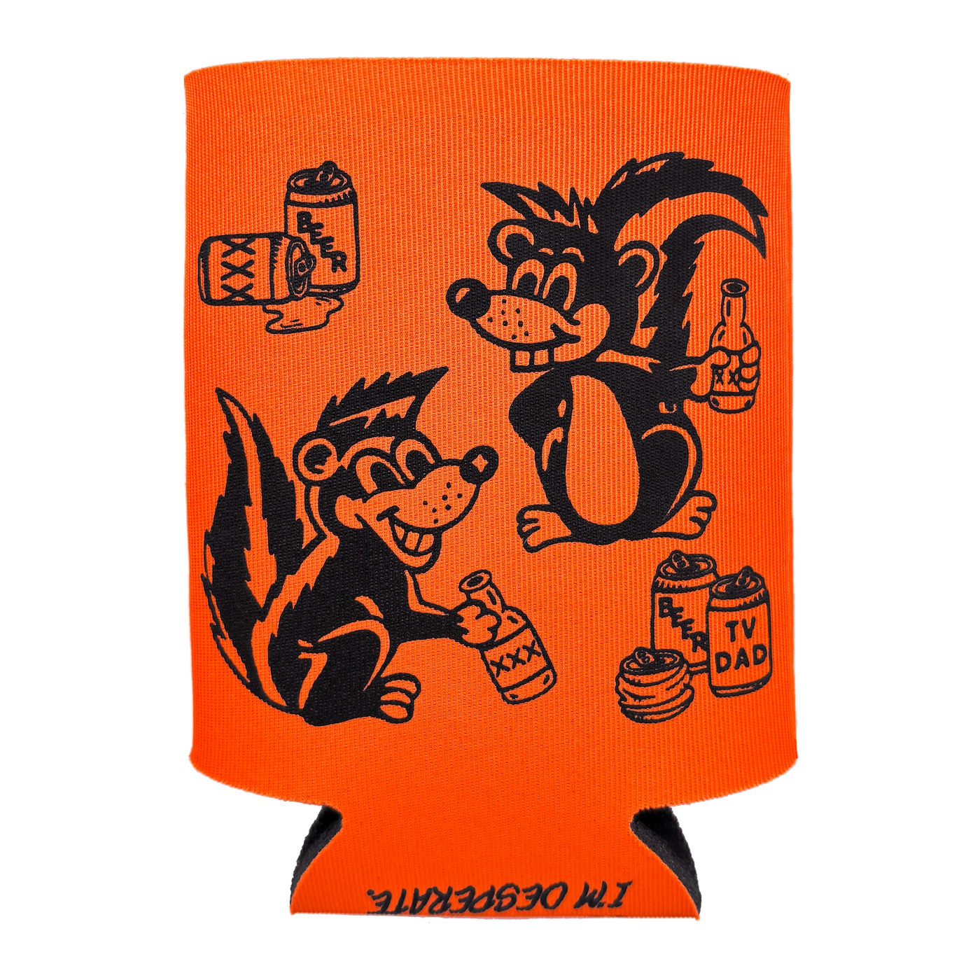 Drunk Skunk Koozie - Hunter Orange