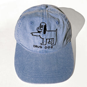 DRUG DOG Cap - Washed Blue