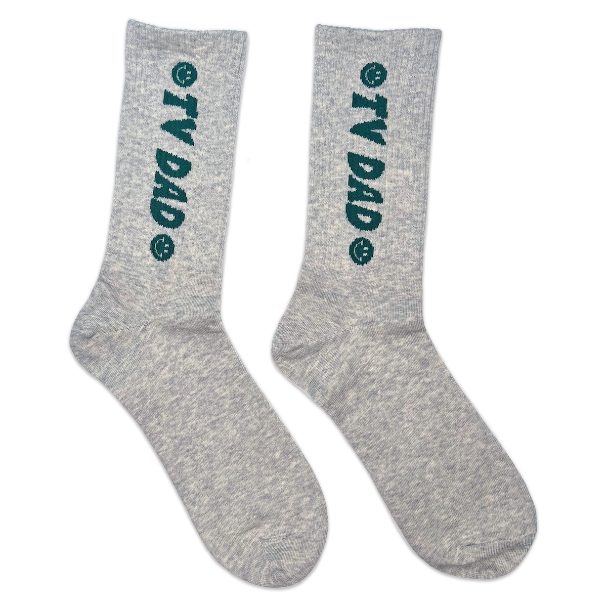 Heather Grey Smiley Sock