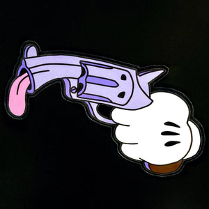 TIRED GUN Sticker