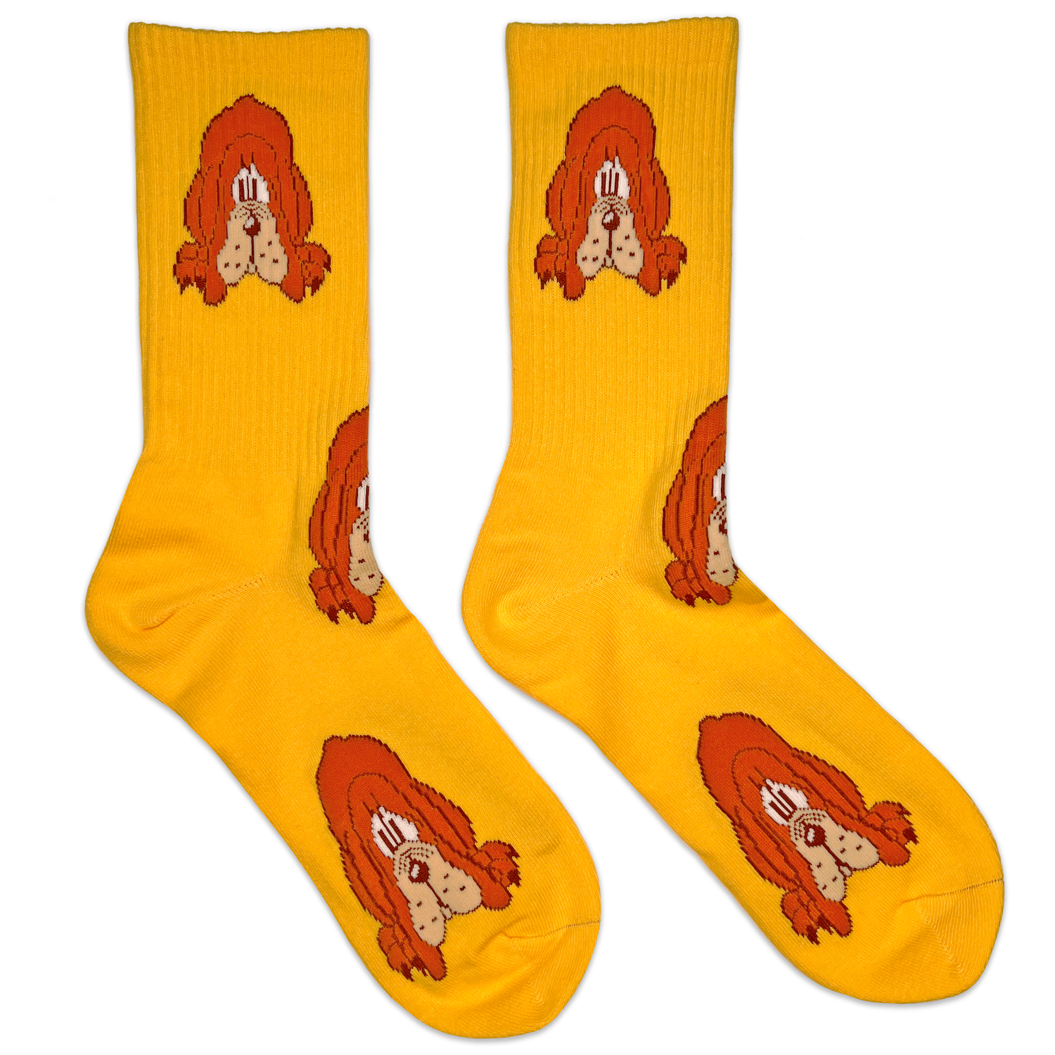 Hound Socks Nacho Yellow