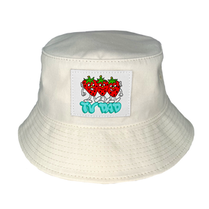 BerryBros Off-White Bucket Hat